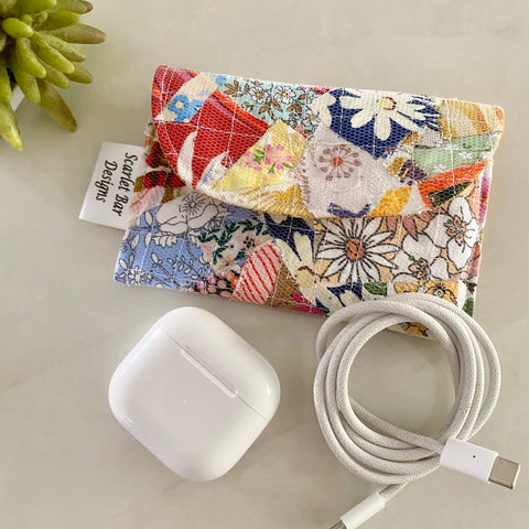 Upcycled Earbud/Cable Case #1