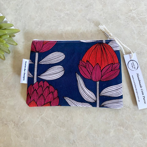 Jocelyn Proust Modern Protea Print Coin Purse