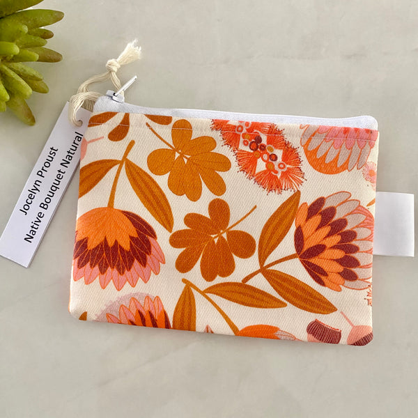 Jocelyn Proust Native Bouquet Natural Print Coin Purse