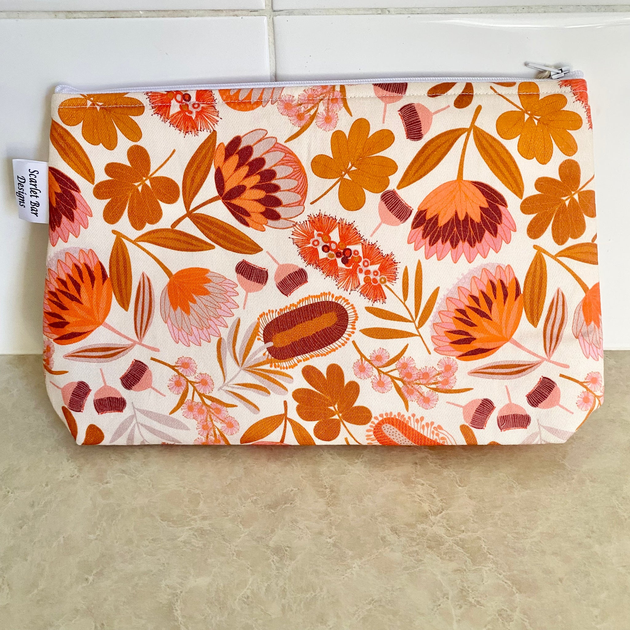 Jocelyn Proust Native Bouquet Print Pods Fabric Pouch