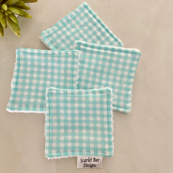 Mini Gingham Check Print Makeup Remover Wipes