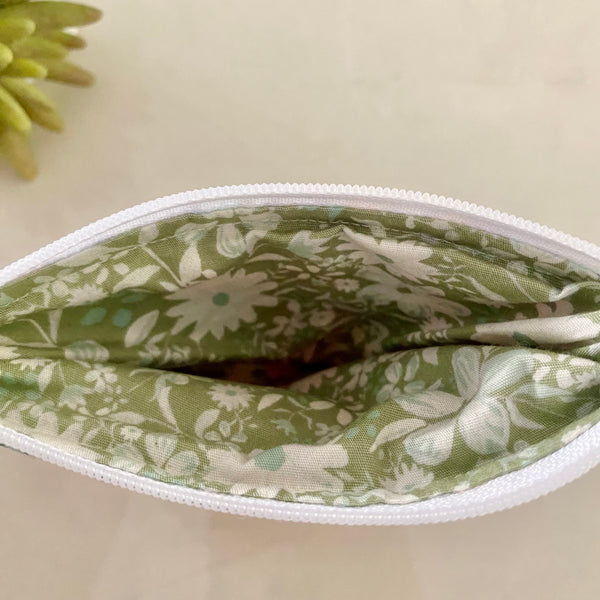 Kirsten Katz Parrots Print Coin Purse