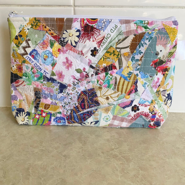 Upcycled Fabric Pouch #3