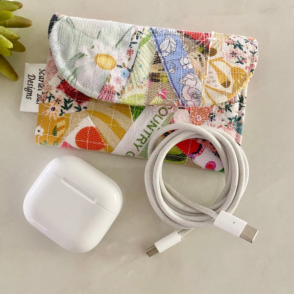 Upcycled Earbud/Cable Case #3