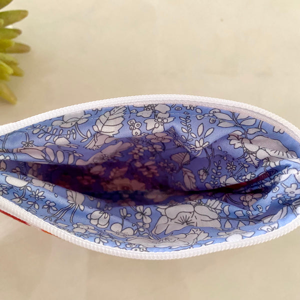 Jocelyn Proust Moonlight Floral- Raspberry Print Coin Purse