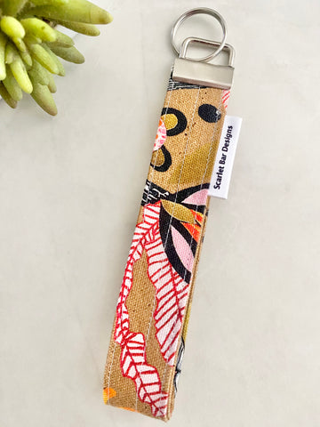 Kirsten Katz Protea Pop Key Fob Wristlet