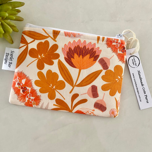 Jocelyn Proust Native Bouquet Natural Print Coin Purse