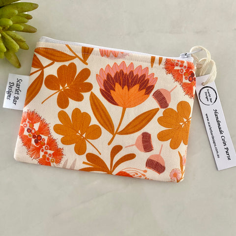 Jocelyn Proust Native Bouquet Natural Print Coin Purse