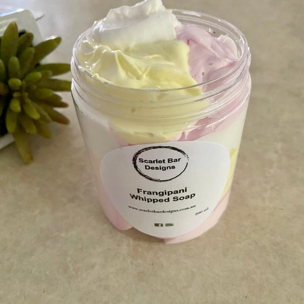 Frangipani Whipped Soap