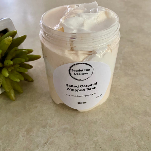 Salted Caramel Whipped Soap