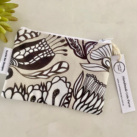 Kirsten Katz Tribal Natives Stone Print Coin Purse