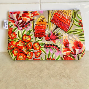 Kirsten Katz Kangaroo Paws Print Fabric Pouch