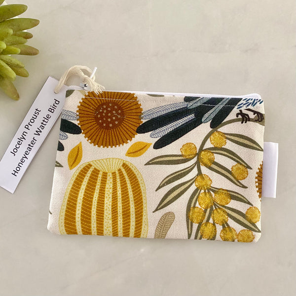 Jocelyn Proust Honeyeater Wattle Bird Print Coin Purse