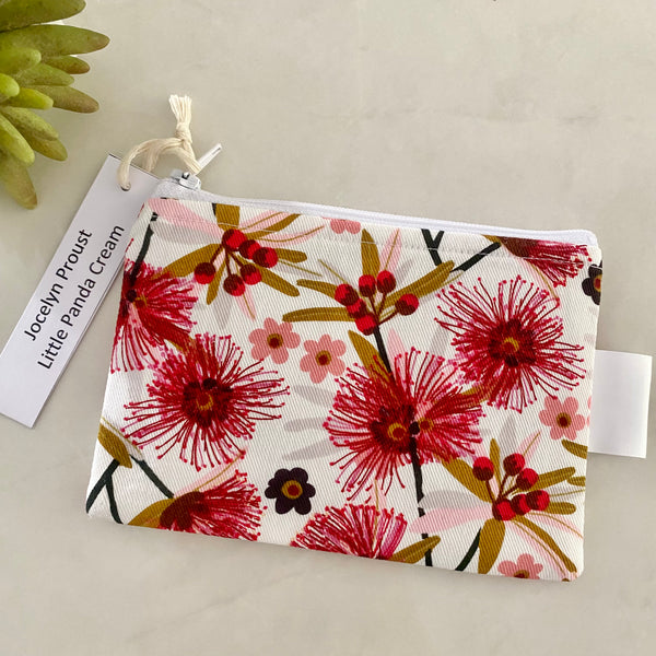 Jocelyn Proust Little Panda Cream Print Coin Purse