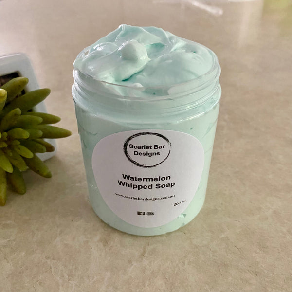 Watermelon Whipped Soap