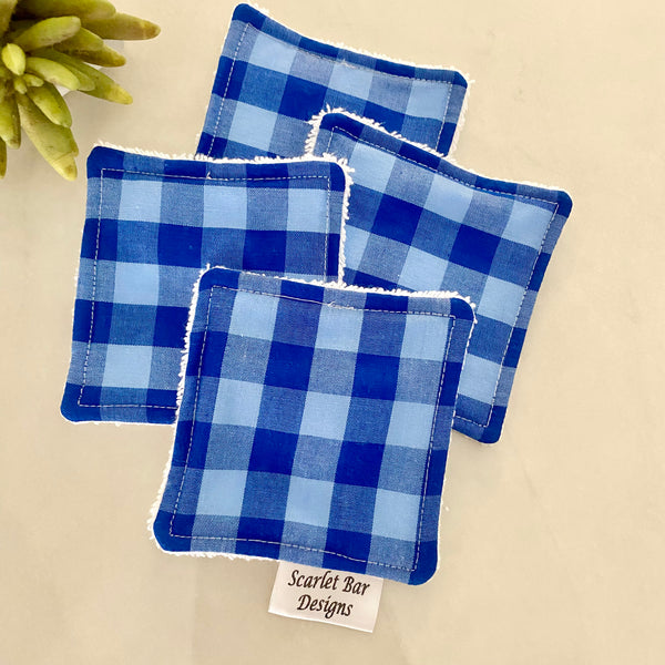 Large Gingham Check Print Makeup Remover Wipes