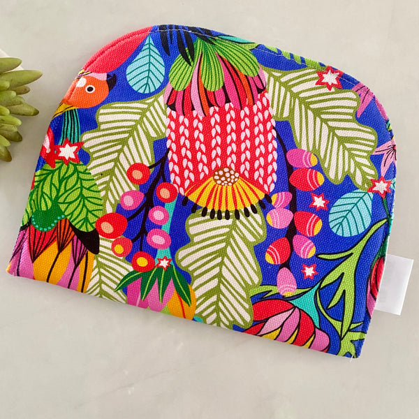 Kirsten Katz Parrots Print Sunglasses Case