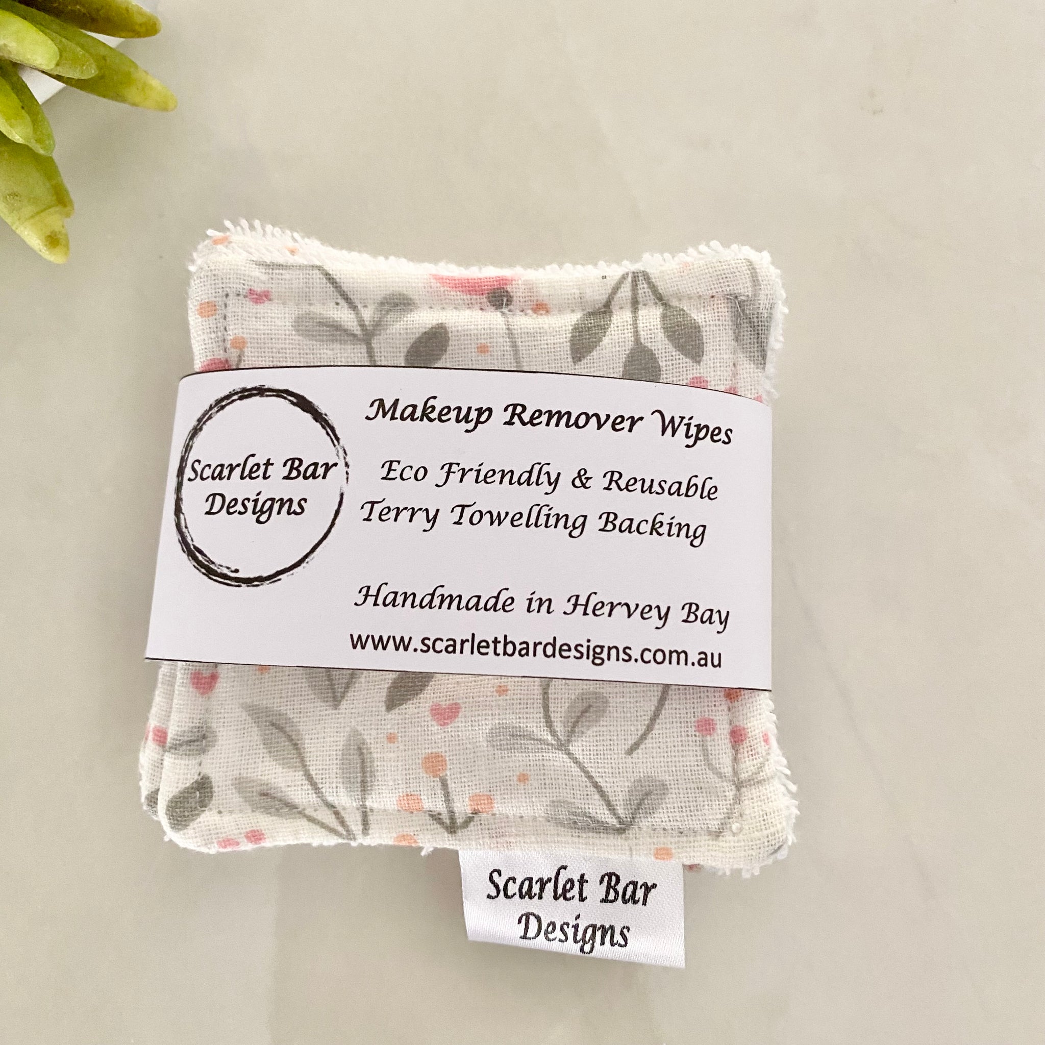 Petal Print Makeup Remover Wipes