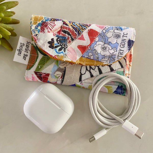 Upcycled Earbud/Cable Case #4