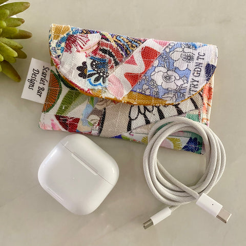 Upcycled Earbud/Cable Case #4