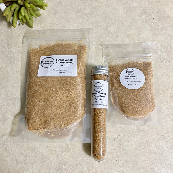 Sweet Vanilla & Oats Body Scrub