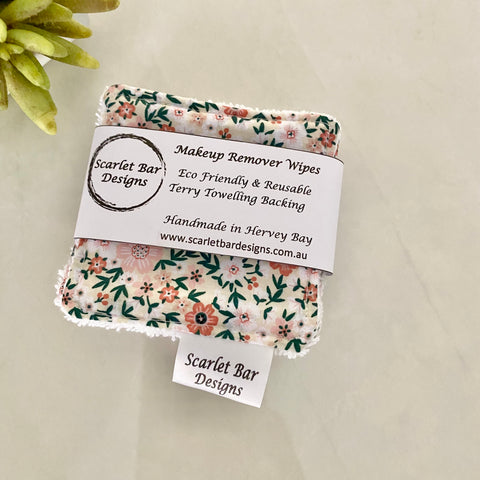 Country Garden Bloom Print Makeup Remover Wipes