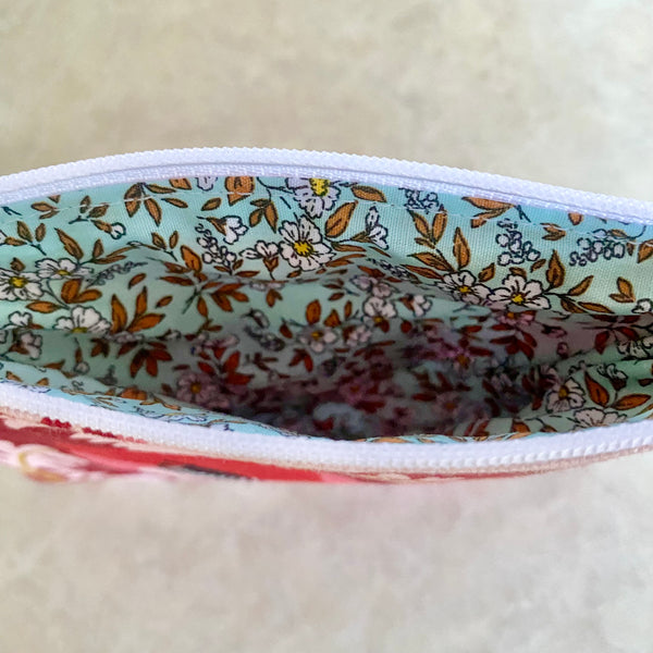 Kirsten Katz Poppies Print Coin Purse