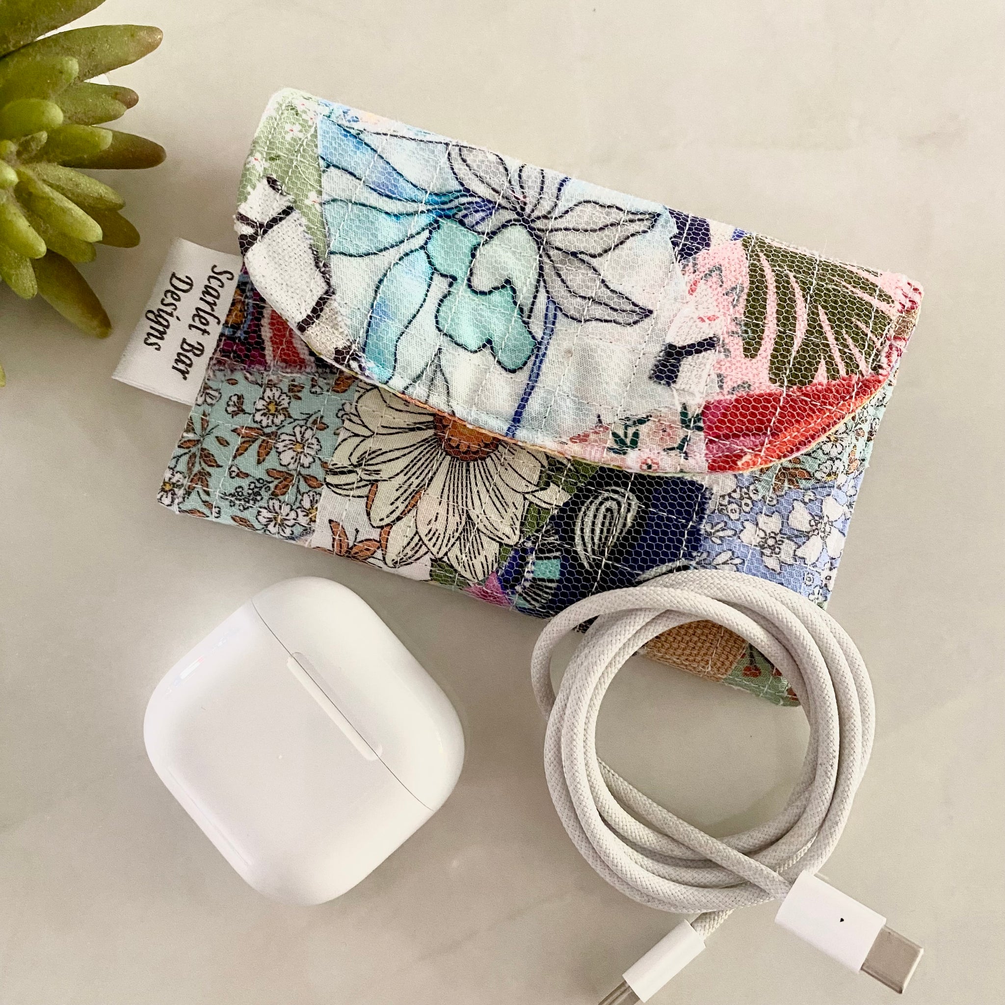 Upcycled Earbud/Cable Case #2