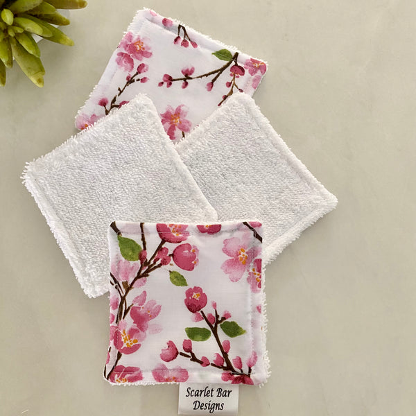 Country Garden Cherry Blossom Print Makeup Remover Wipes