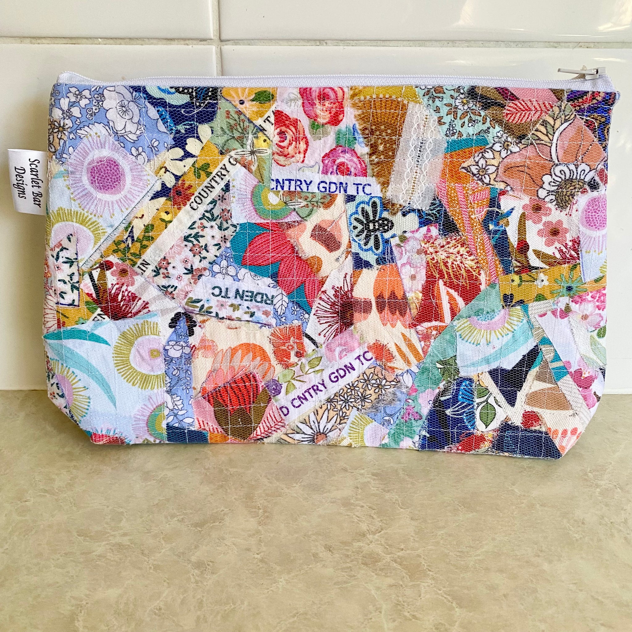 Upcycled Fabric Pouch #3
