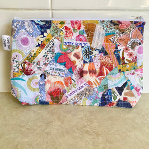 Upcycled Fabric Pouch #3