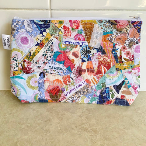 Upcycled Fabric Pouch #3