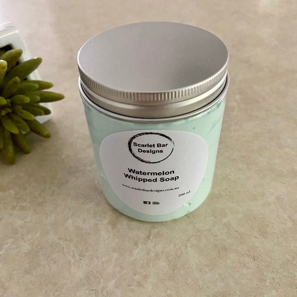 Watermelon Whipped Soap