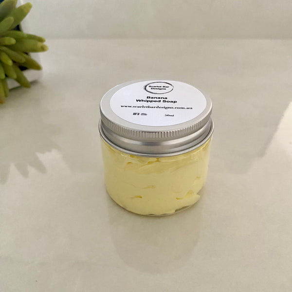 Banana Whipped Soap