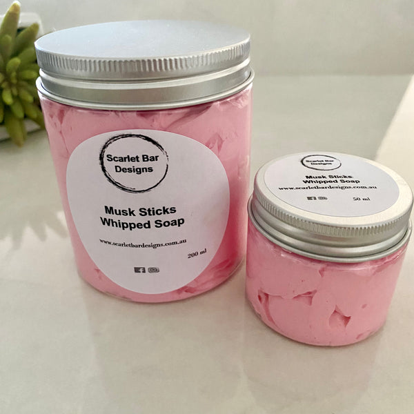 Musk Sticks Whipped Soap