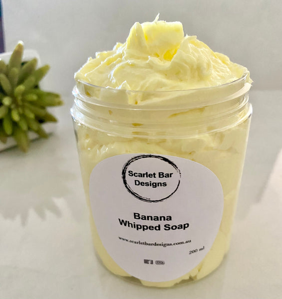 Banana Whipped Soap