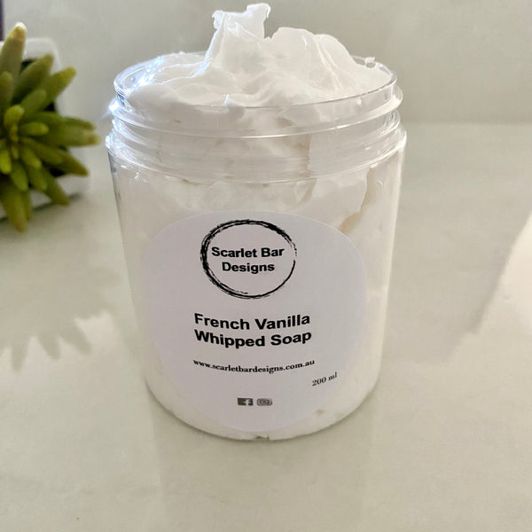 French Vanilla Whipped Soap