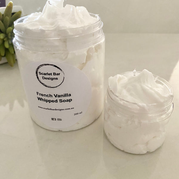 French Vanilla Whipped Soap