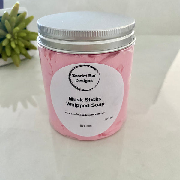 Musk Sticks Whipped Soap