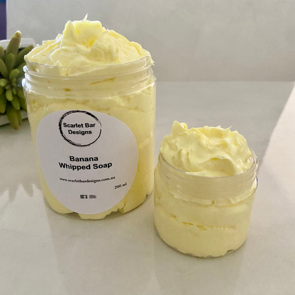 Banana Whipped Soap