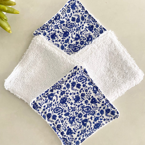 Blue & White Country Garden Print Makeup Remover Wipes